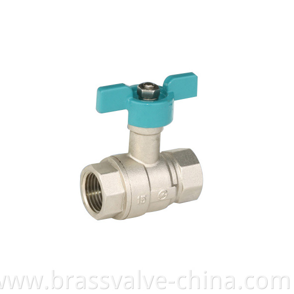 Brass Ball Valves With Aluminum Butterfly Handle Jpg